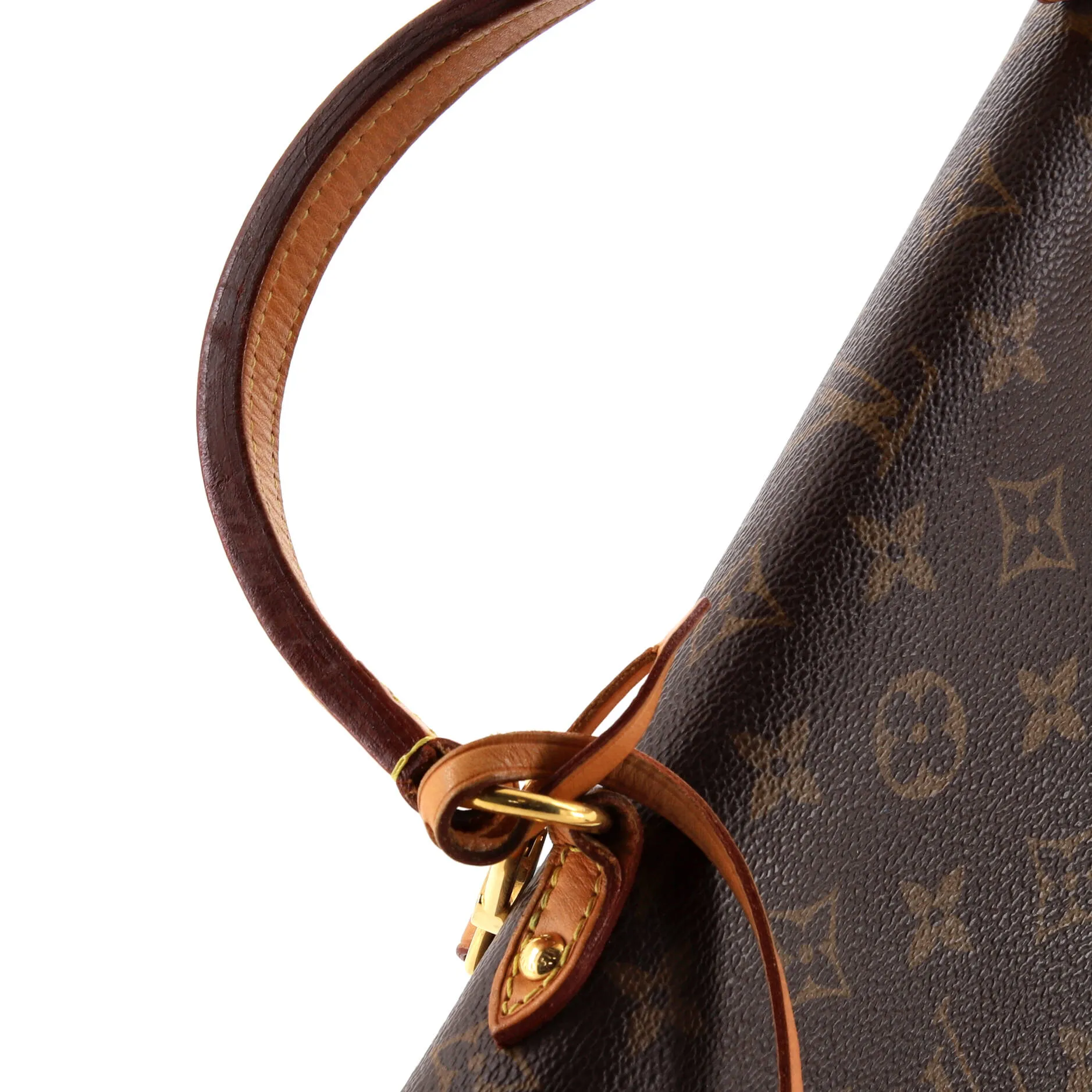 Designer Cluny Top Handle Bag Monogram Canvas MM