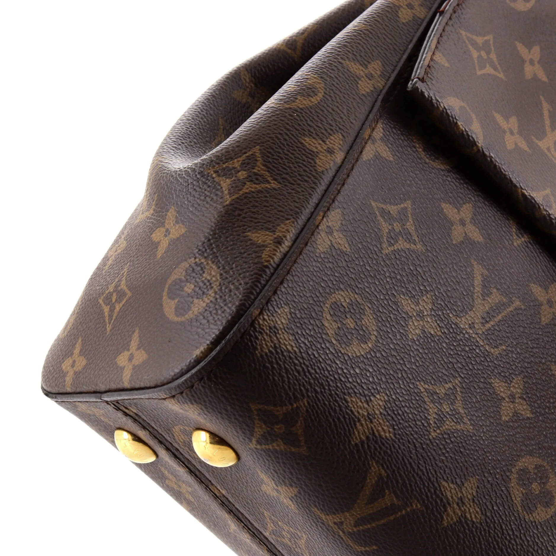 Designer Cluny Top Handle Bag Monogram Canvas MM