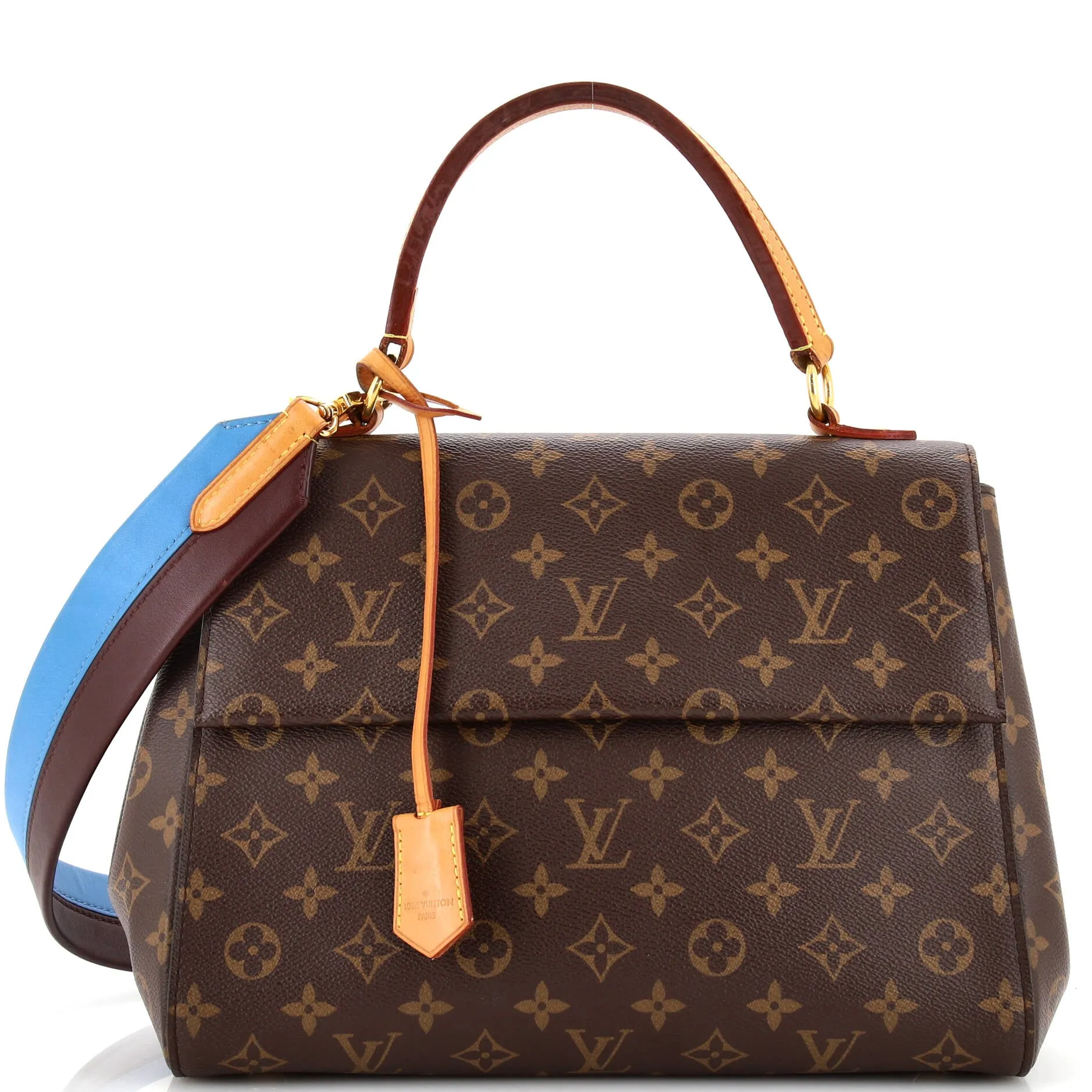 Designer Cluny Top Handle Bag Monogram Canvas MM