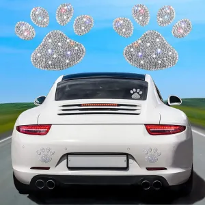 Diamond-Encrusted  Car Sticker