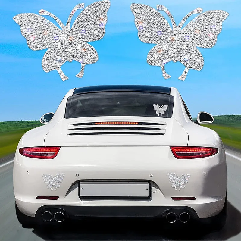 Diamond-Encrusted  Car Sticker