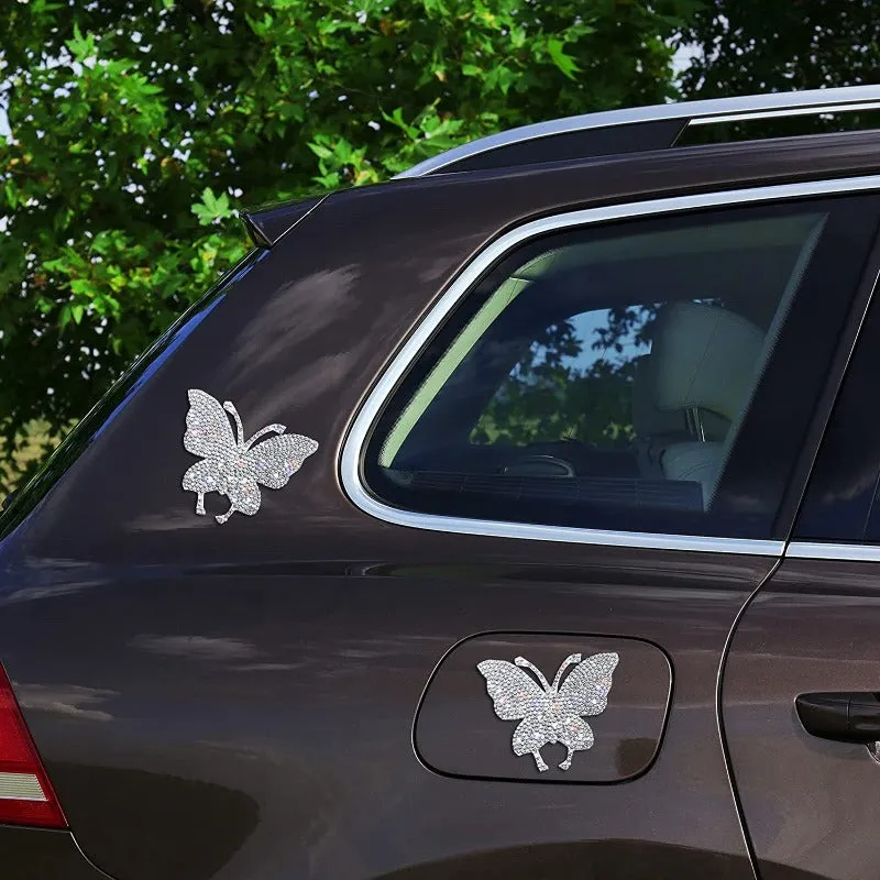 Diamond-Encrusted  Car Sticker