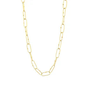 Dotted Chain Necklace - Long