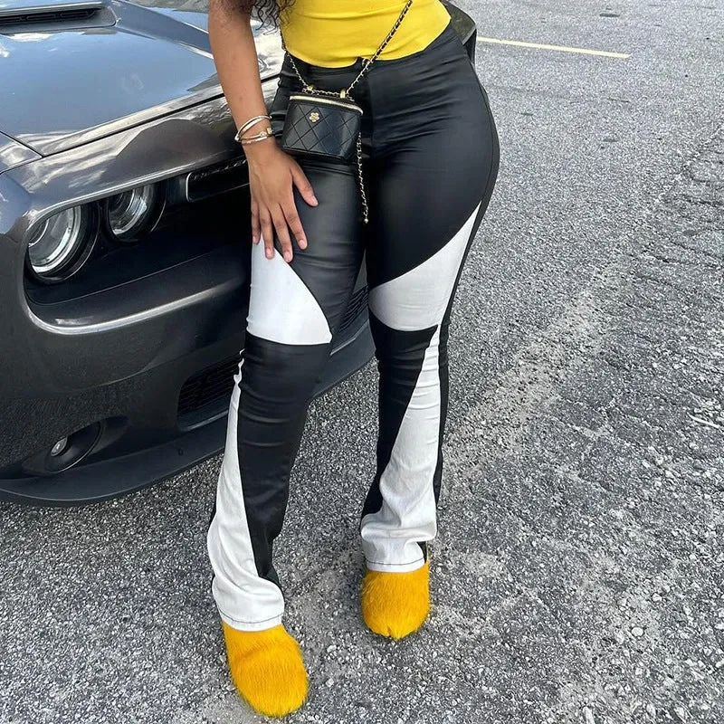Dynamic  Sports Contrast Color Pants for Stylish Active Days