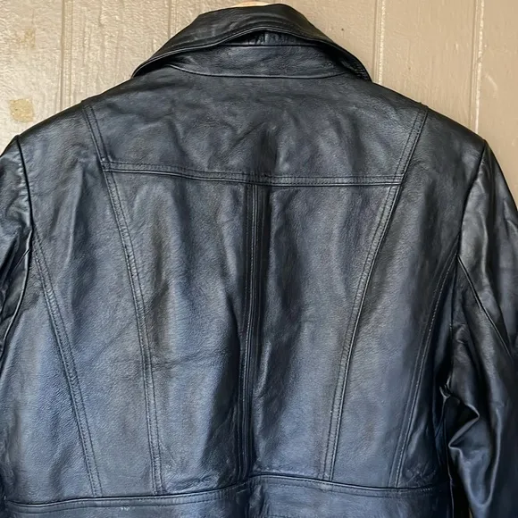 East 5th vintage leather blazer