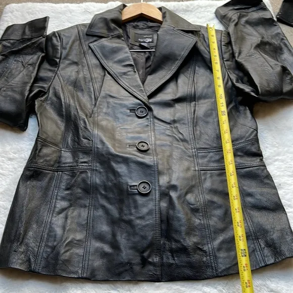 East 5th vintage leather blazer