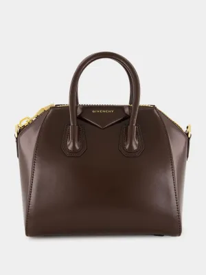 Ebony Brown Mini Antigona Bag