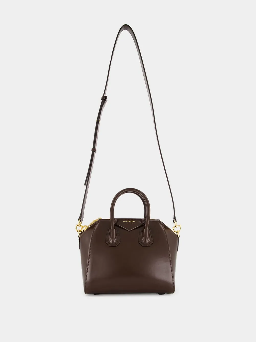 Ebony Brown Mini Antigona Bag