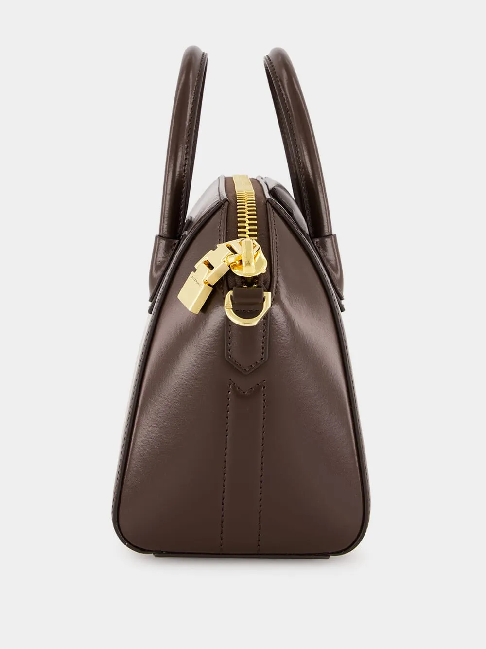 Ebony Brown Mini Antigona Bag