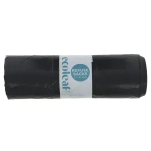 Ecoleaf | Refuse Sacks-Recycled Plastic | 8 Bags
