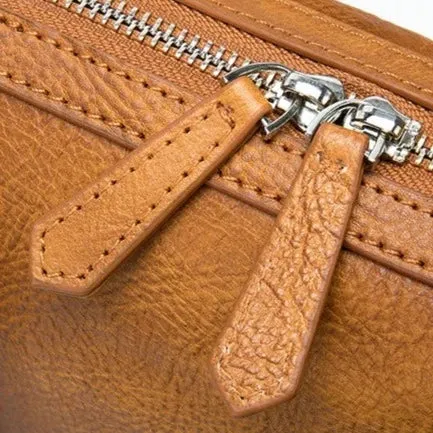 Elegant Classic Men's Leather Briefcase | 14 Inch Laptop Bag