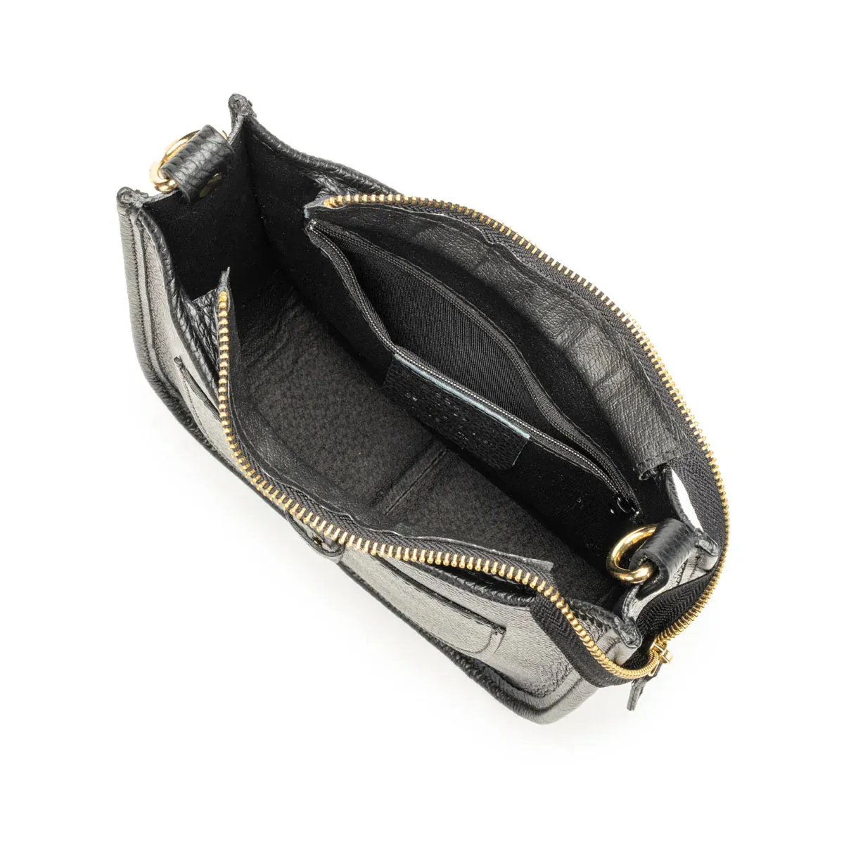 Elie Beaumont - Messenger Black Crossbody Bag