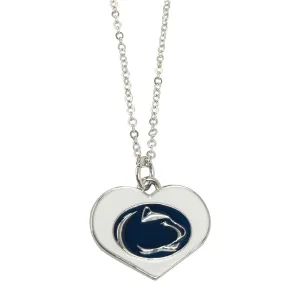 Enamel Heart Logo Necklace
