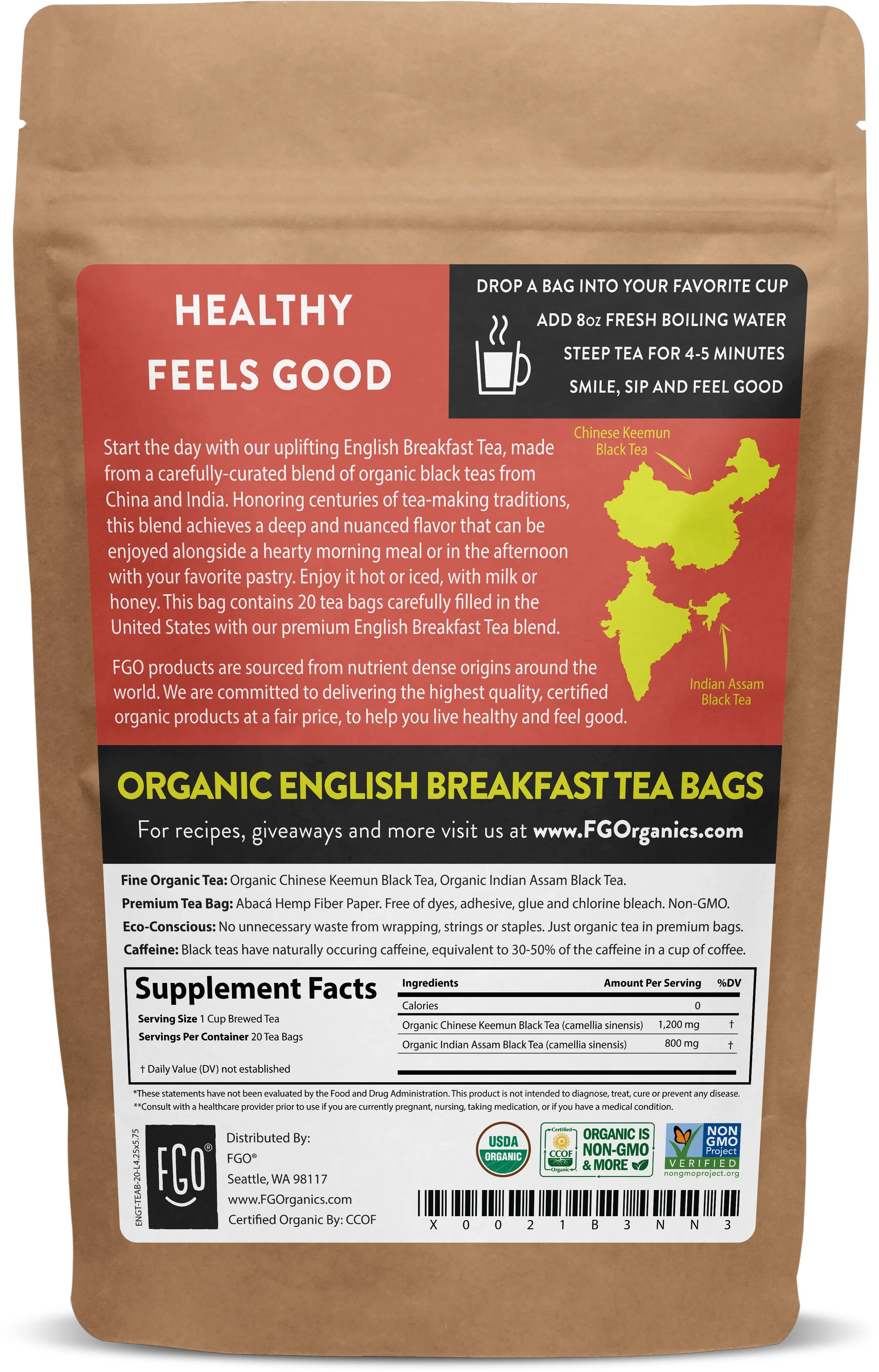 English Breakfast Tea Bags