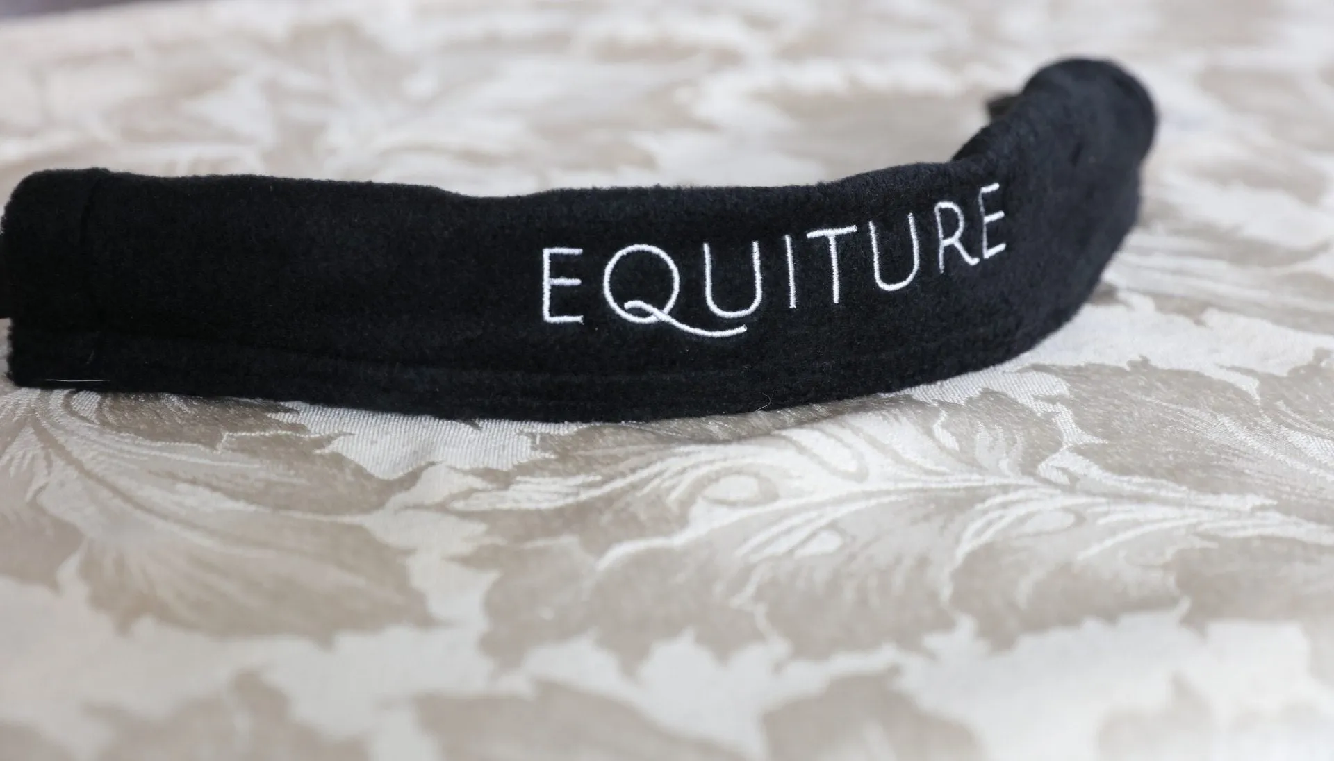 Equiture Vintage rose, clear and honey megabling curve browband