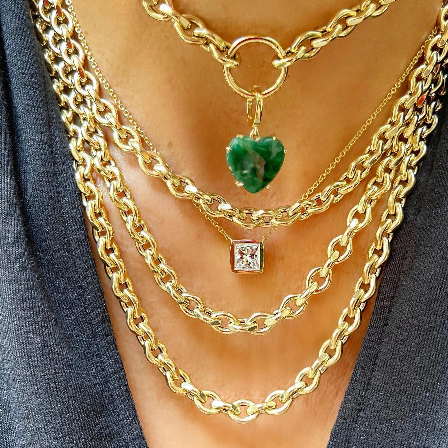 Evil Eye Link Chain Necklace