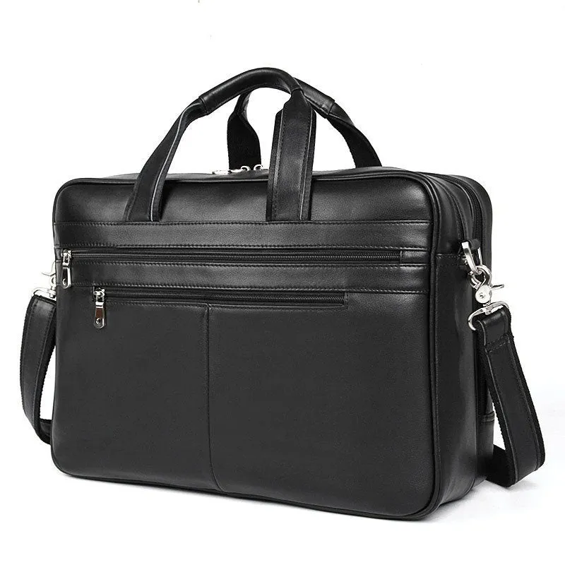 Executive Edge Leather Briefcase - Professional Excellence