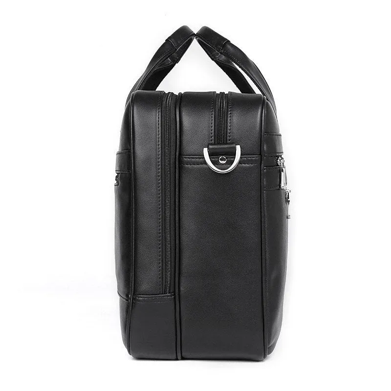 Executive Edge Leather Briefcase - Professional Excellence