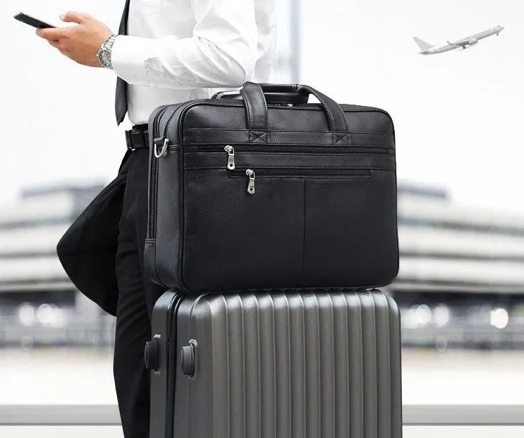 Executive Edge Leather Briefcase - Professional Excellence