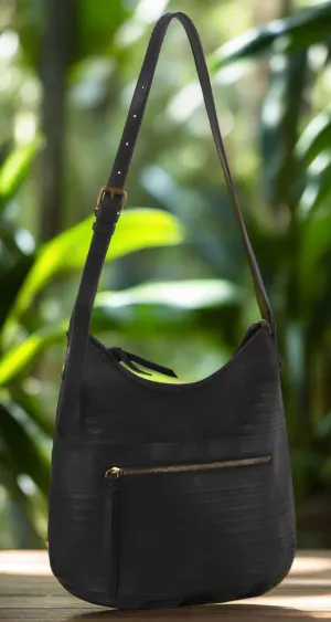 Fashion Stripe Quilted Shoulder Bag Hobo