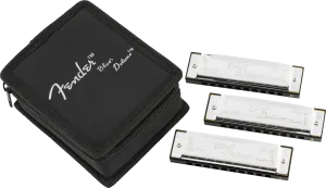 Fender Blues Deluxe Harmonicas 3 Pack