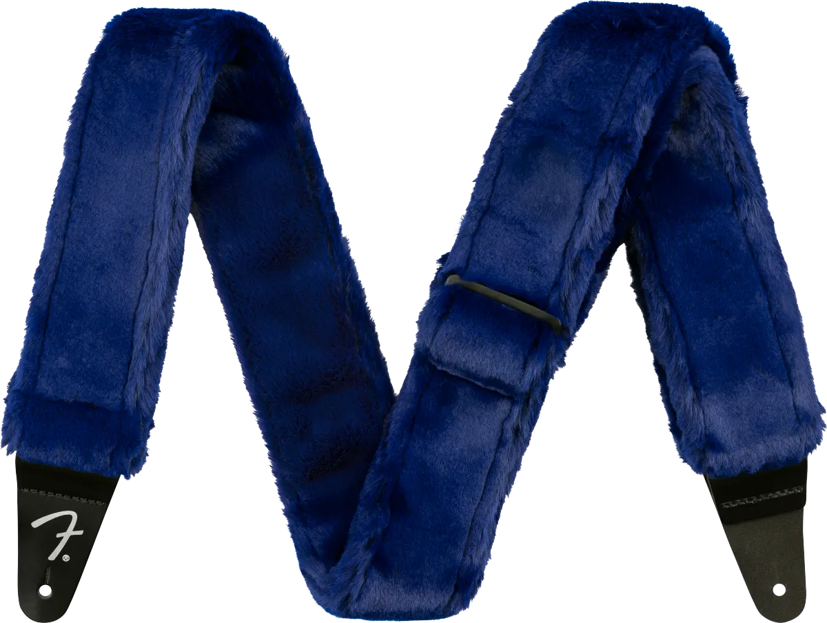 Fender Poodle Plush Strap, Blue
