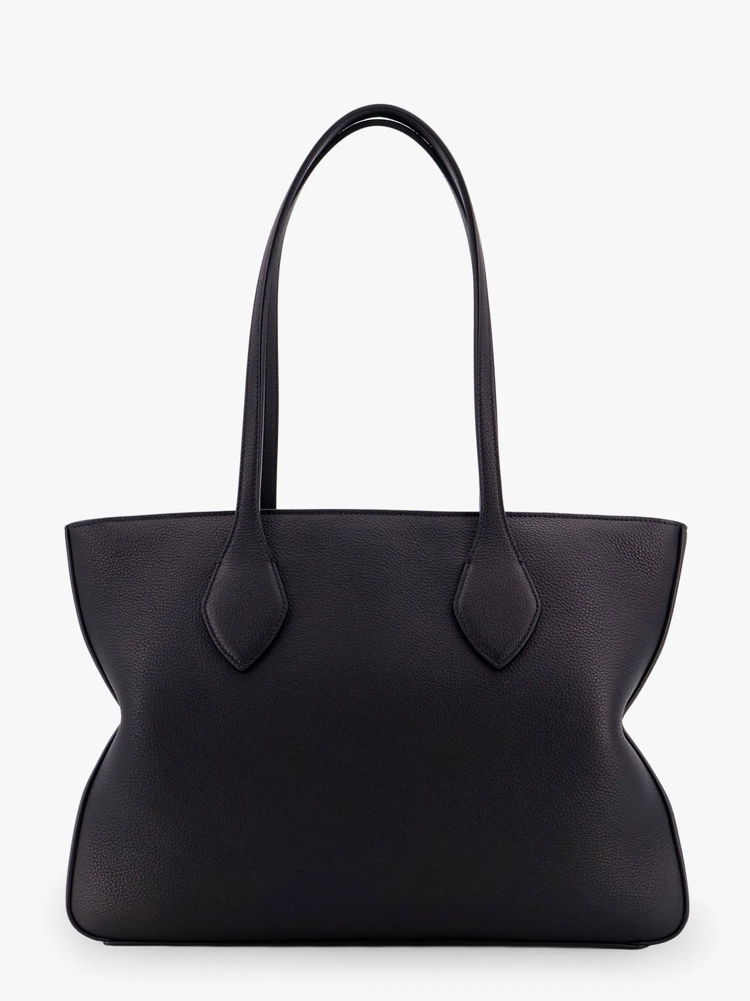 Ferragamo Leather Shoulder Bag With Logo On The Front