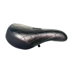 Fit Bike Co Barstool Pivotal Seat Quilted Black Synthetic Leather