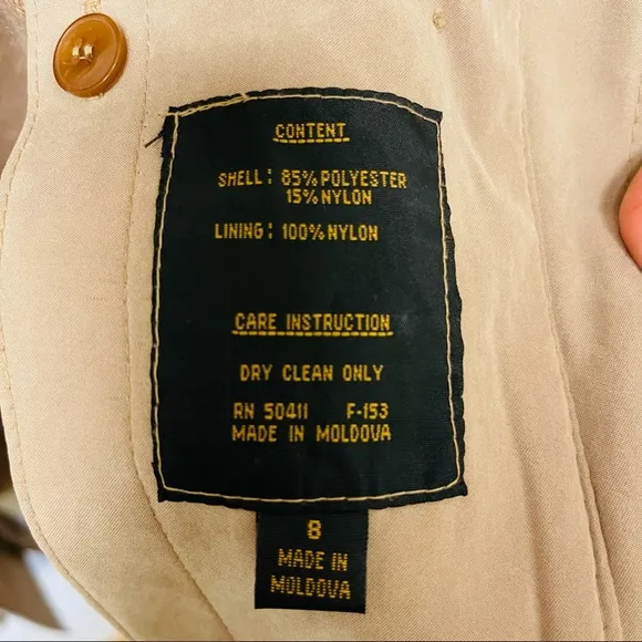 Fleet Street Vintage Rain Trench Coat