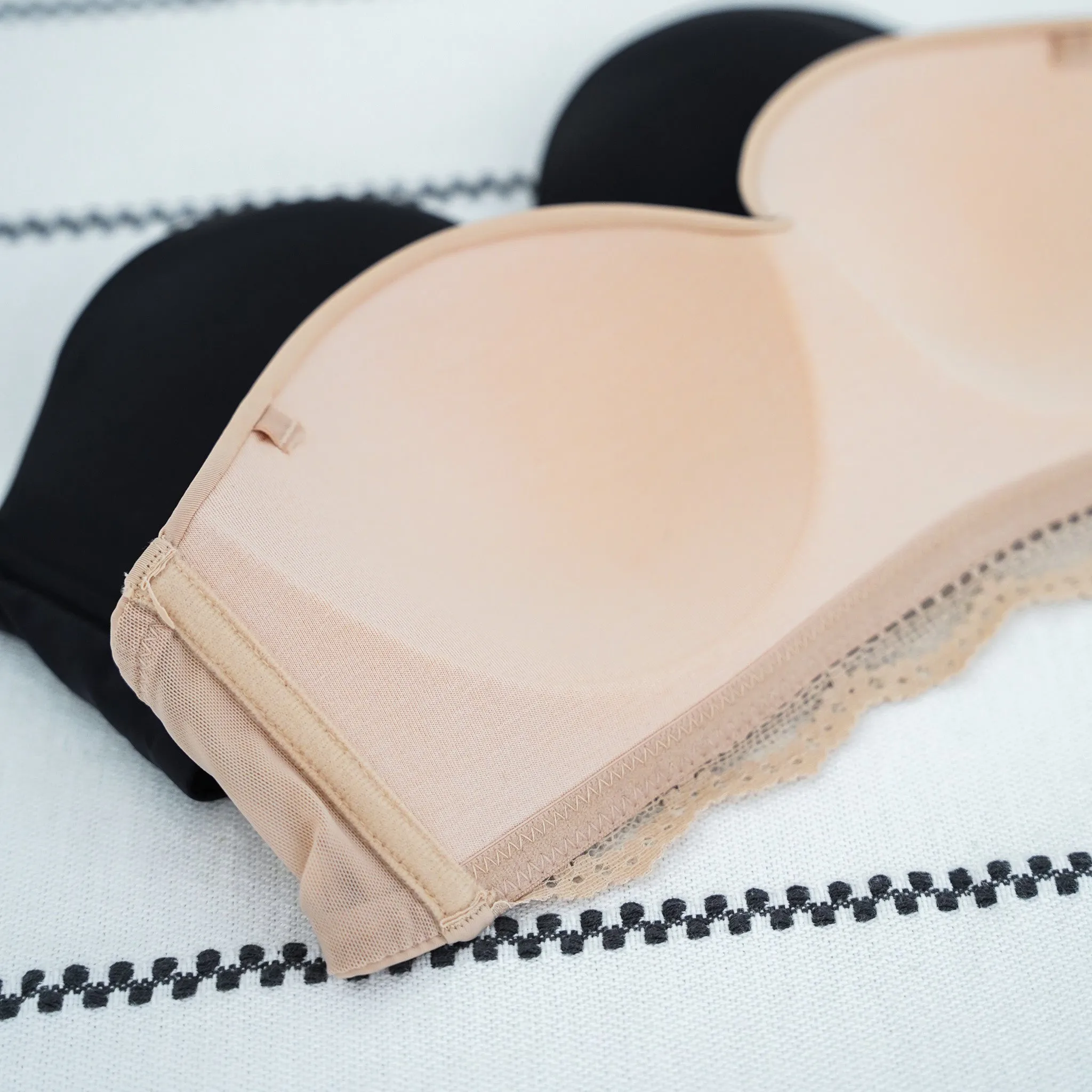 Flexi-Modal! Lightly-Lined Convertible Seamless Wireless Bra in Latte Nude