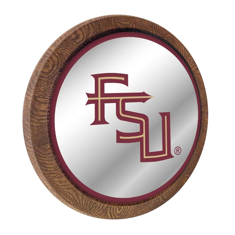Florida State Seminoles: FSU - Mirrored Barrel Top Mirrored Wall Sign