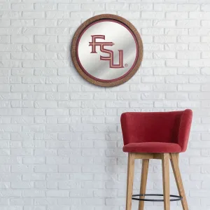 Florida State Seminoles: FSU - Mirrored Barrel Top Mirrored Wall Sign