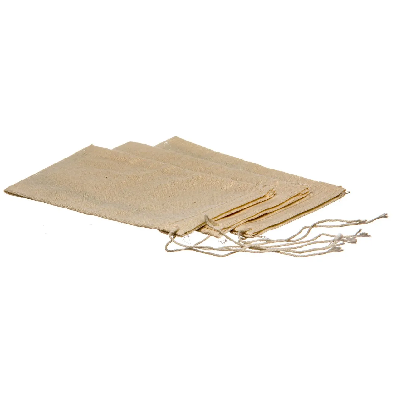 Flower Valley Reusable Cotton Bags 3 Bags 3x5