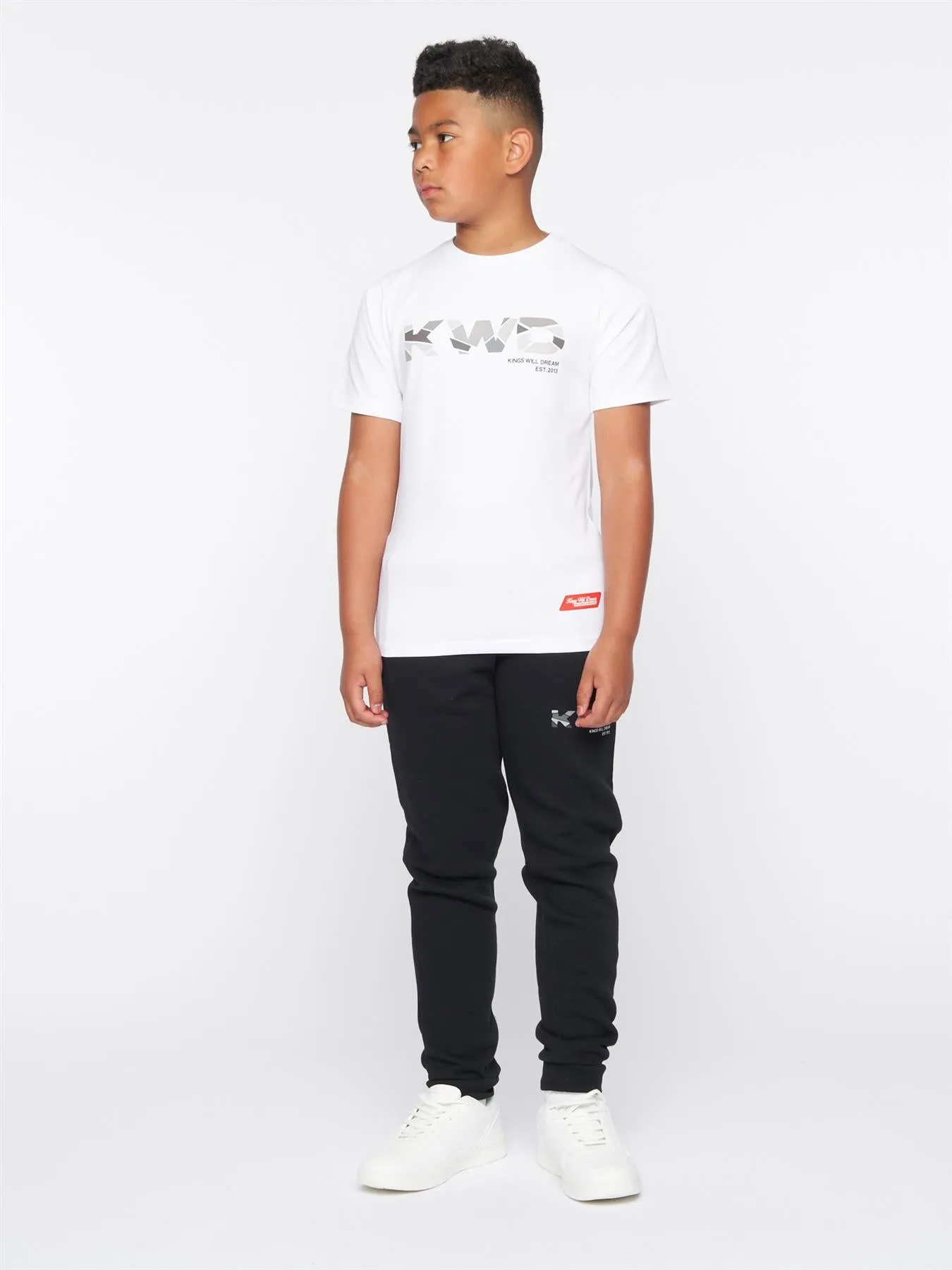 Fracture T-Shirt Optic White / Grey Reflective