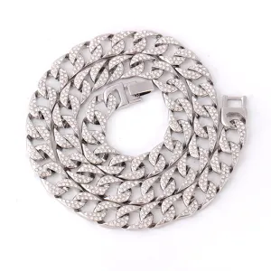 Full Crystal Cuban Link