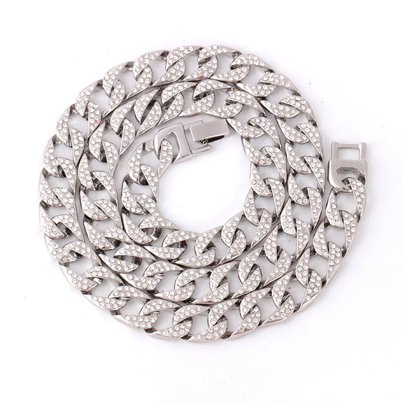 Full Crystal Cuban Link