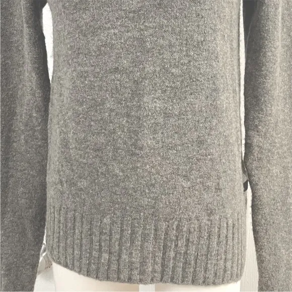 G-STAR RAW WOOL BLEND GREY KNIT SWEATER Sz S