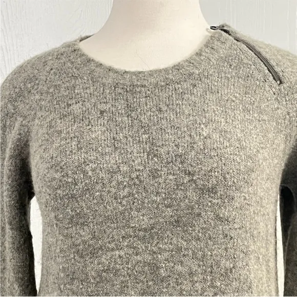 G-STAR RAW WOOL BLEND GREY KNIT SWEATER Sz S