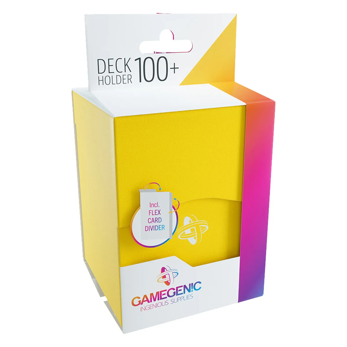 Gamegenic Deck Holder 100  Yellow Deck Box