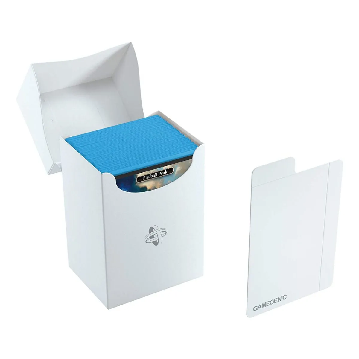 Gamegenic Deck Holder Holds 80 Sleeves Deck Box White