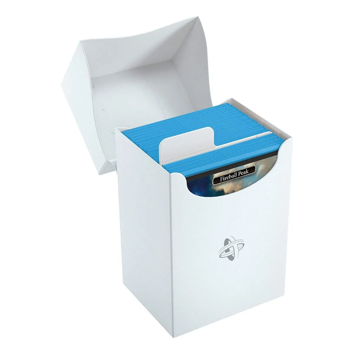 Gamegenic Deck Holder Holds 80 Sleeves Deck Box White