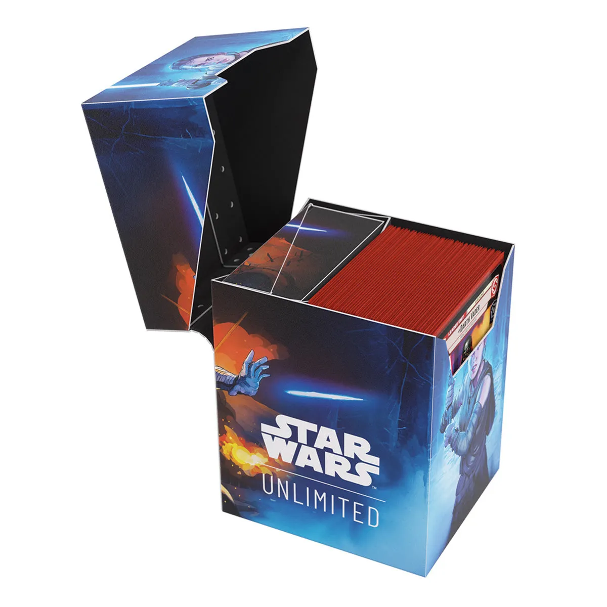 Gamegenic Star Wars Unlimited Soft Crate Deck Box - Rey/Kylo Ren