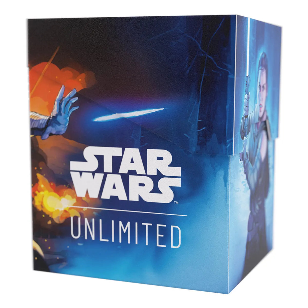 Gamegenic Star Wars Unlimited Soft Crate Deck Box - Rey/Kylo Ren