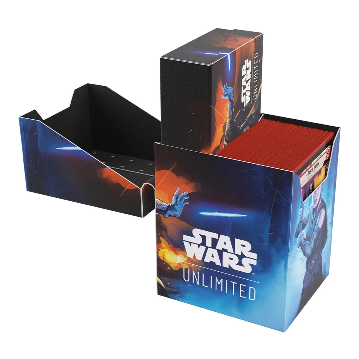 Gamegenic Star Wars Unlimited Soft Crate Deck Box - Rey/Kylo Ren