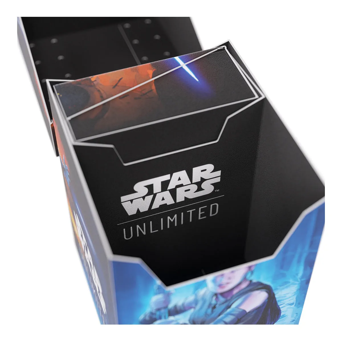 Gamegenic Star Wars Unlimited Soft Crate Deck Box - Rey/Kylo Ren