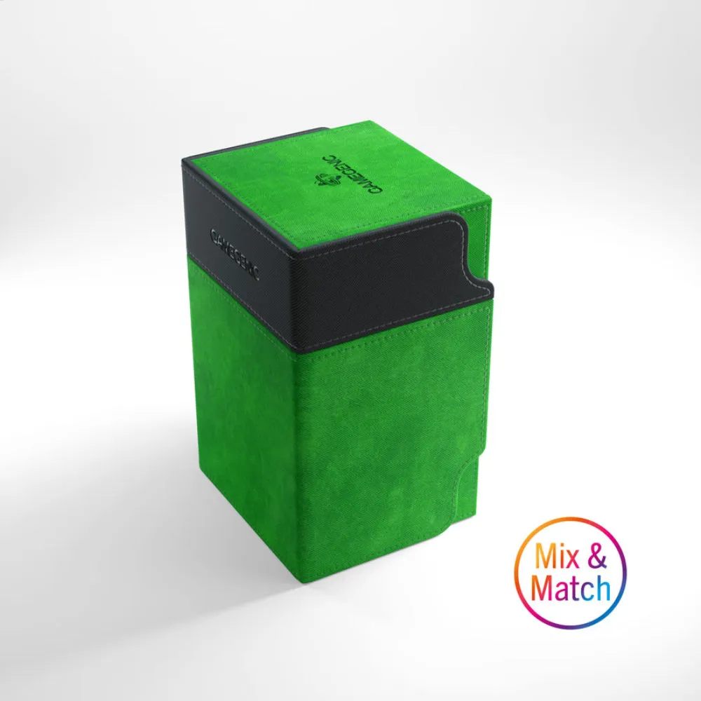 Gamegenic - Watchtower Deck Box 100  (Green)