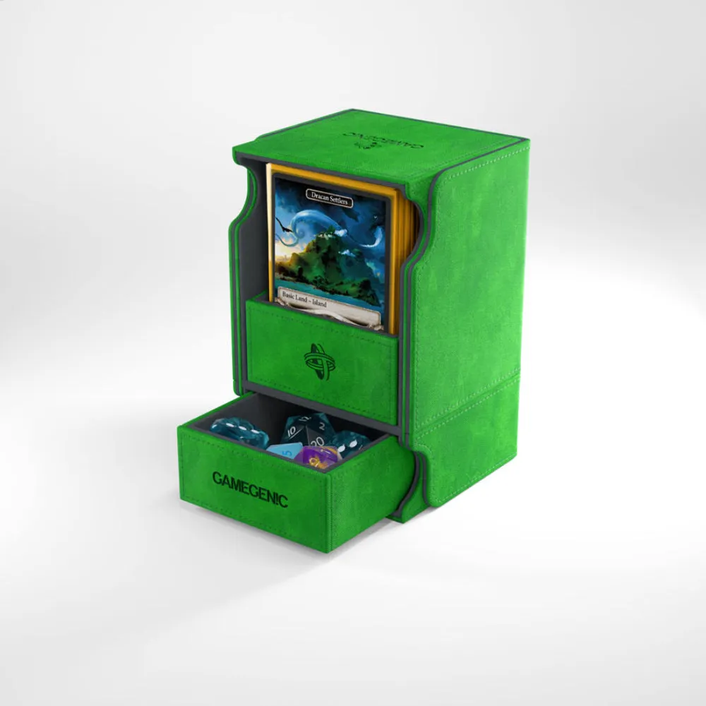 Gamegenic - Watchtower Deck Box 100  (Green)