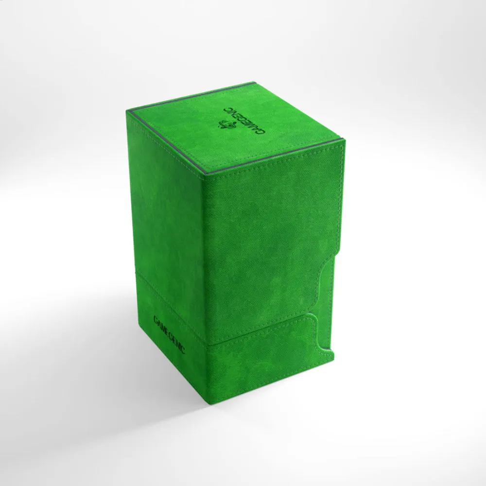 Gamegenic - Watchtower Deck Box 100  (Green)