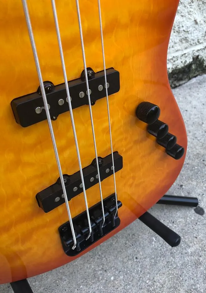 GAMMA [SOLD] Custom J18-09, Beta Model, Quilted Tangerine