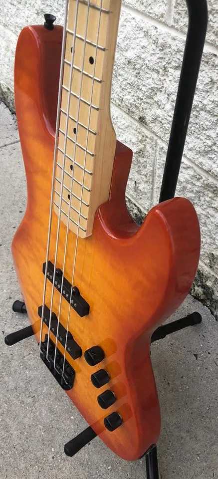 GAMMA [SOLD] Custom J18-09, Beta Model, Quilted Tangerine